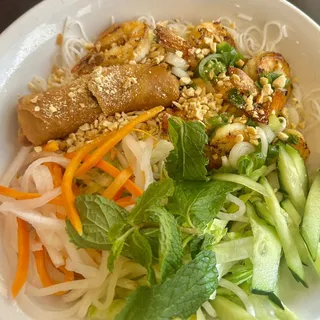 81. BBQ Shrimp and Fried Egg Roll with Vermicelli