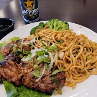 90. BBQ Chicken with Garlic Noodle