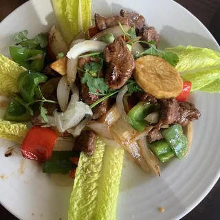 87. Stir-Fried Beef with Mix Vegetables