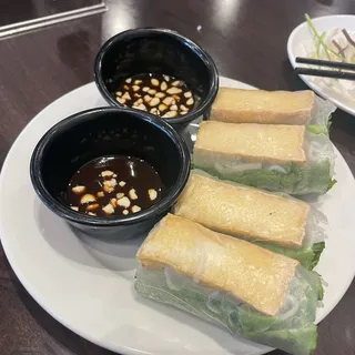 111. Fresh Vegetarian Spring Rolls