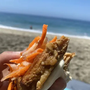 Pork belly steamed bun