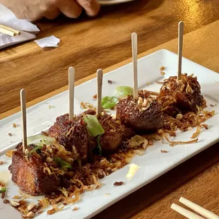 Pork Belly Lollipops