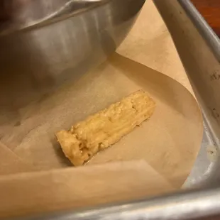 Rubbery fried tofu