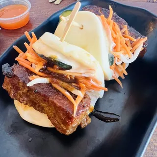 Pork Belly Crazy Rich 'Bao' Steamed Bun Slider