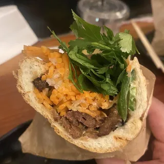 Grilled Pork Bnh M Baguette Sandwich
