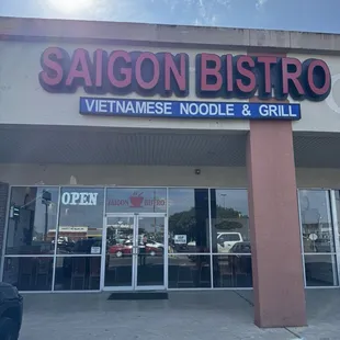 outside