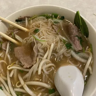 Rare Steak Noodle Soup