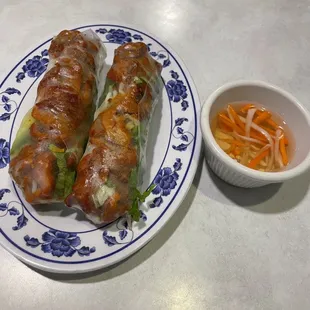 BBQ Pork Spring Rolls