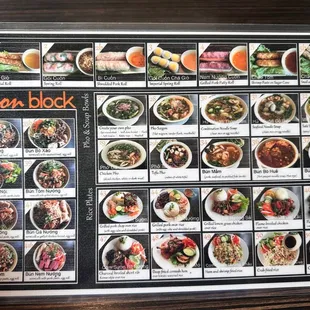 menu, sushi and sashimi