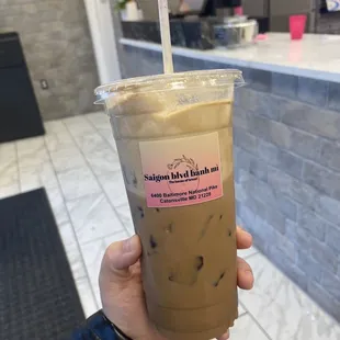 Vietnamese salted coffee (cafe muoi)