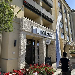 Front of restaurant