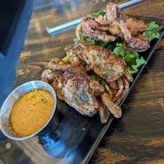 Soft-shell Crab with Cajun Sauce