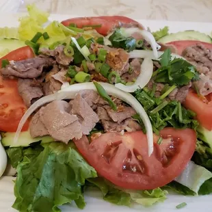 Beef salad. Meh.