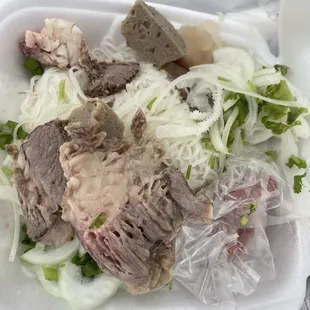 This is their meat ball pho.