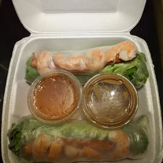 A7. Grilled Patties & Shrimp Spring Rolls (2) --- Goi Cuoc Nem Nuong Tom