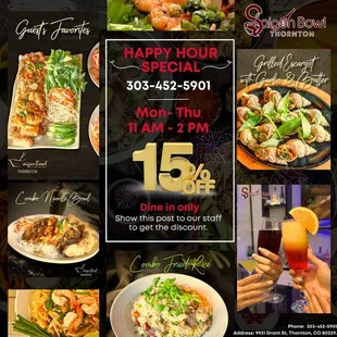 happy hour special offer