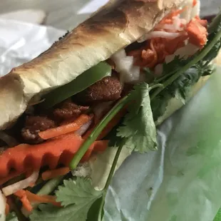 Grilled BBQ Pork Sandwich (Bánh Mì)