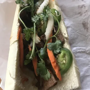 Soy BBQ pork. Wonderful faux meat!