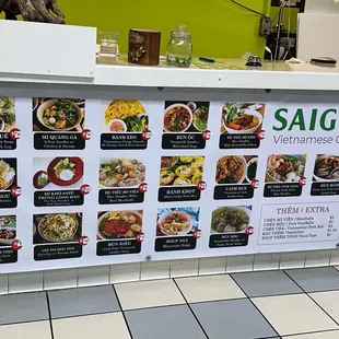 ramen and noodles, menu