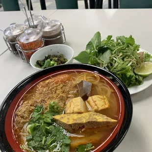 Bun Rieu with side of Oc