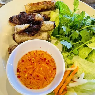 Burnt egg roll tiny finger things