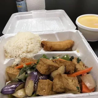 AD10 - Basil Eggplant w/ Tofu Dinner