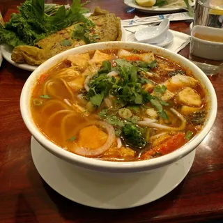 100. Spicy Noodle Soup with Vegetables