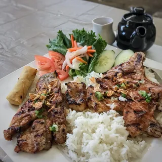 C3. Grilled Pork Chop Rice Platter (Cm Sng Nng)
