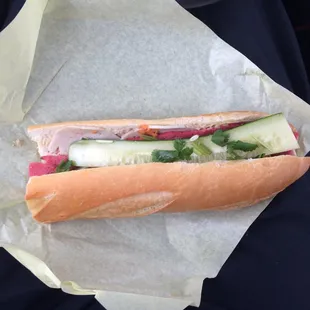 Banh Mi Dac Biet, the supreme of french bread sandwiches.