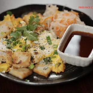 FRIED RICE CAKE WITH EGGS (BOT CHIEN TRUNG)