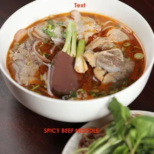 SPICY BEEF NOODLE (BUN BO HUE)