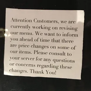 SCAM ALERT. Saigon City Restaurant in Albuquerque, New Mexico. After you get the bill that charges you more, the owner says read this.