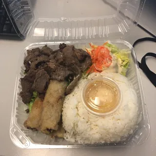 Vietnamese Grilled Pork Or Beef With Tiny Rice Stick