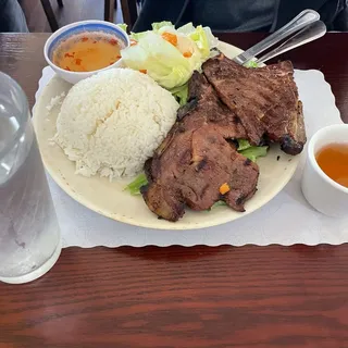 Grilled Pork Over Rice