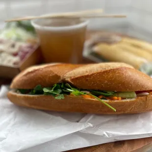 Grilled pork Banh Mi