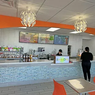 The order counter