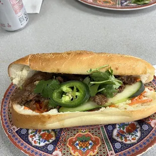 bbq pork banh mi