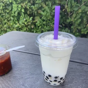 Coconut bubble tea