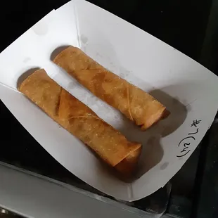 Crispy spring rolls - so good!