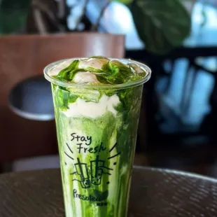 Uji matcha Jade.