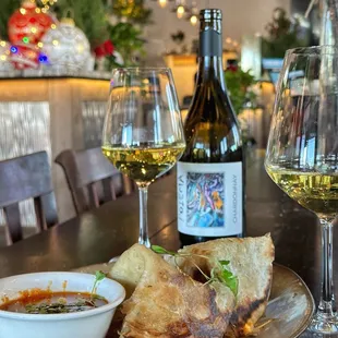 Scallion Taiwanese Pancakes and curry dipping sauce