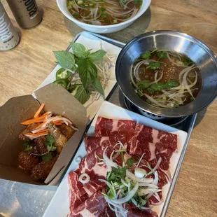 Phở with Ribeyes steak