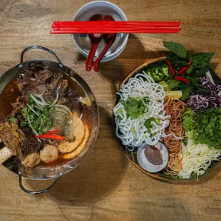 Bun Bo Hue Hot Pot, good for 2. Only on Weekends: Friday-Sunday, while supplies last.