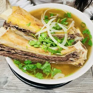 Beef rib pho