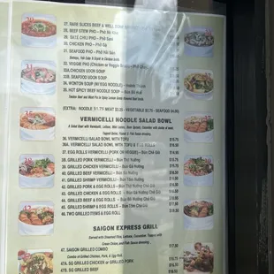 Menu, Jan 2025