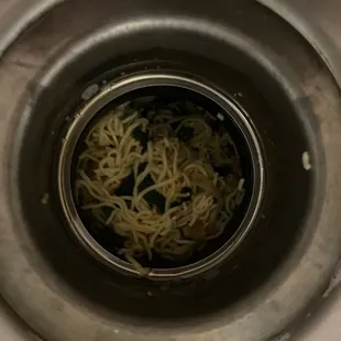 $45 worth of food. That's where it ended up.