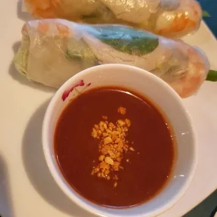 Shrimp and Pork summer rolls