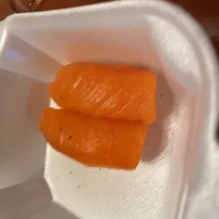 Smoked salmon!   Yum!