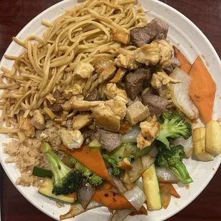 Chicken &amp; Sirloin steak dinner