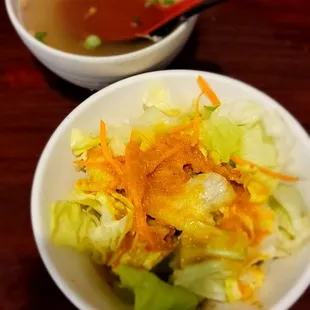 Salad &amp; miso